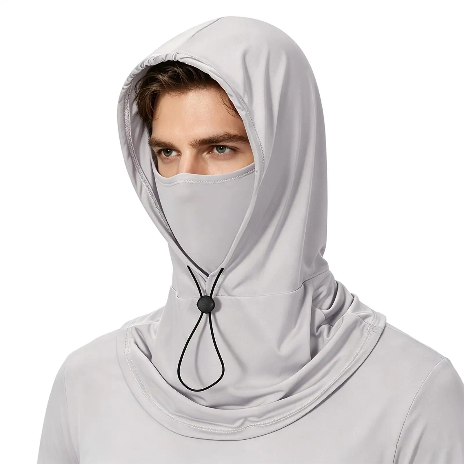 UV Protection Cooling Balaclava Breathable Ice Silky Full Face Mask Ice Silk Anti-UV Cycling Full Face Cap Riding Headgear Mask