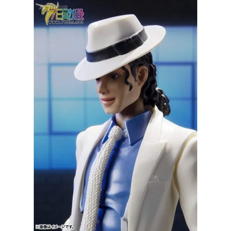 BANDAI ของแท้ S.H. Figuarts Series Reality Artist Series Michael Jackson (ผู้เชี่ยวชาญด้านอาชญากรรม) ของสะสมโมเดลเคลื่อนย้ายได้
