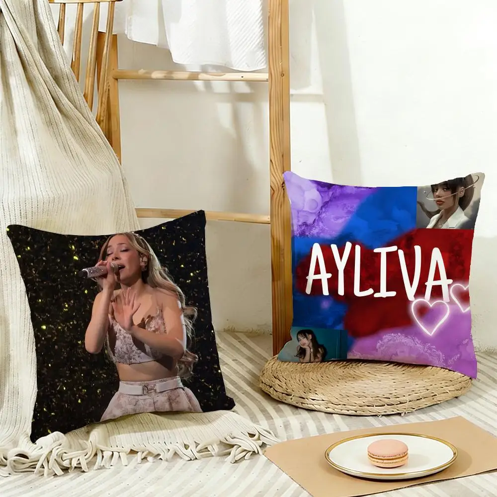 Melancholic Singer A-Ayliva Elif Akar Cushion Cover Cozy Pillowcase Holiday House Interior Sofa Bedroom Accessories