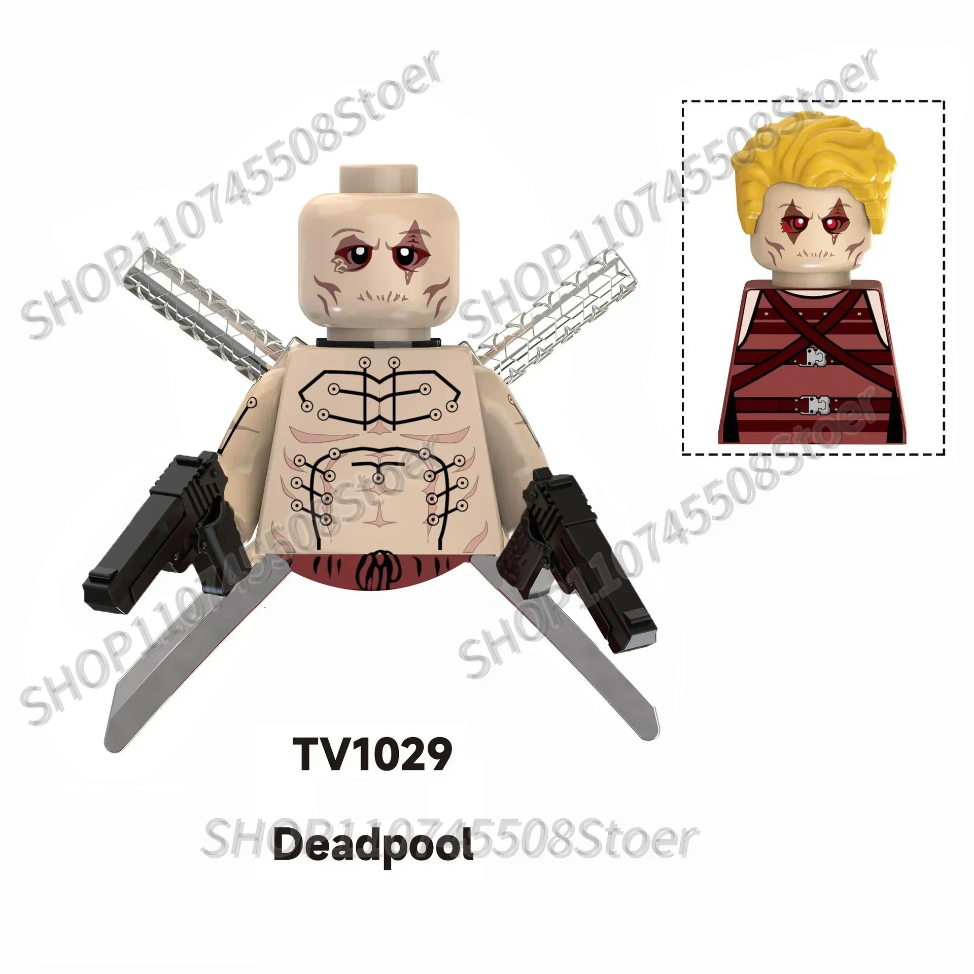 Heiße Sammelfiguren Marvel Bausteine Deadpool Moonlight Knight Mini-Bausteine Partygeschenk Deadpool Ant-Man