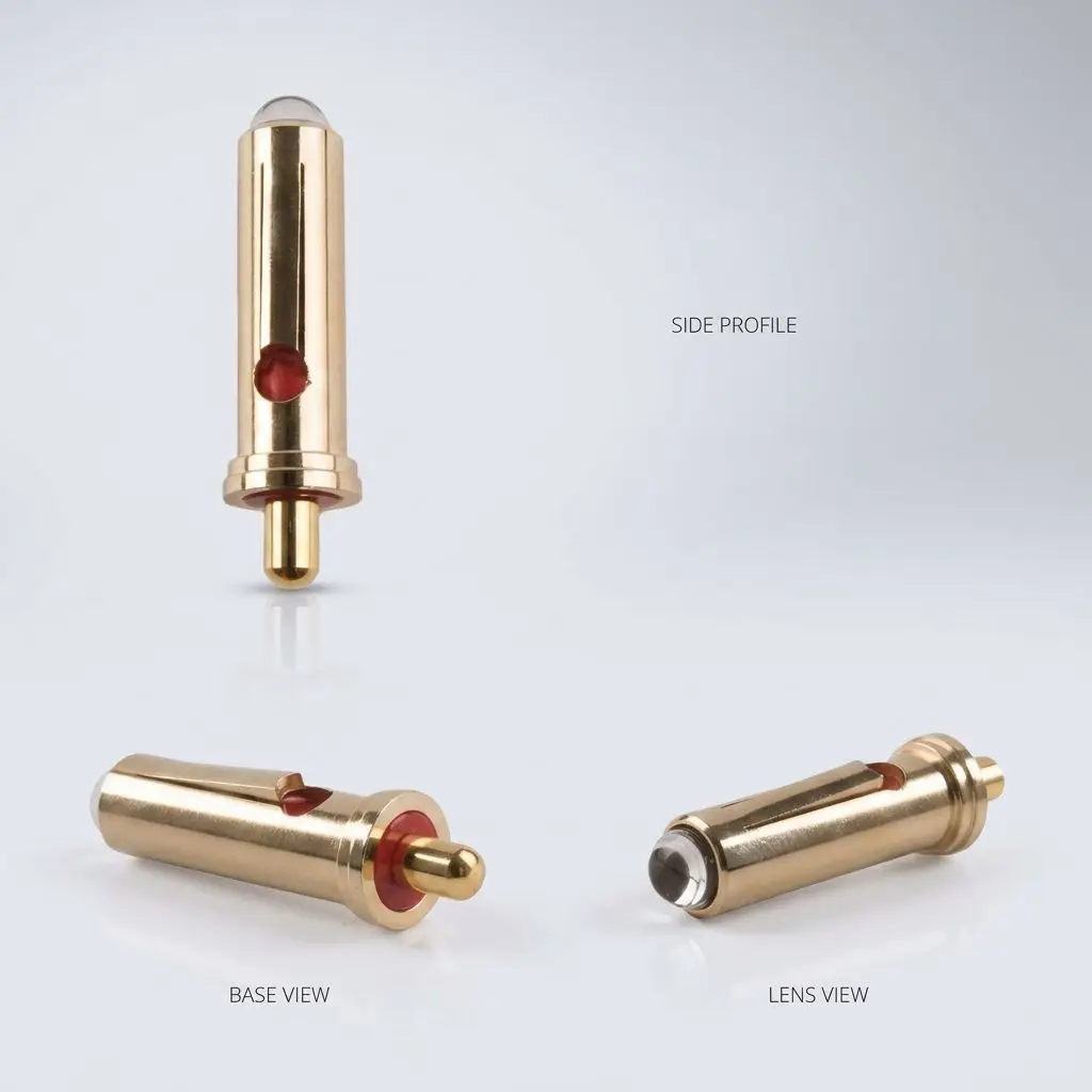 3.5V Medical Halogen Lamp LT078 0.77A 15hrs Lifetime Compatible with Otoscope 078 Spare Parts