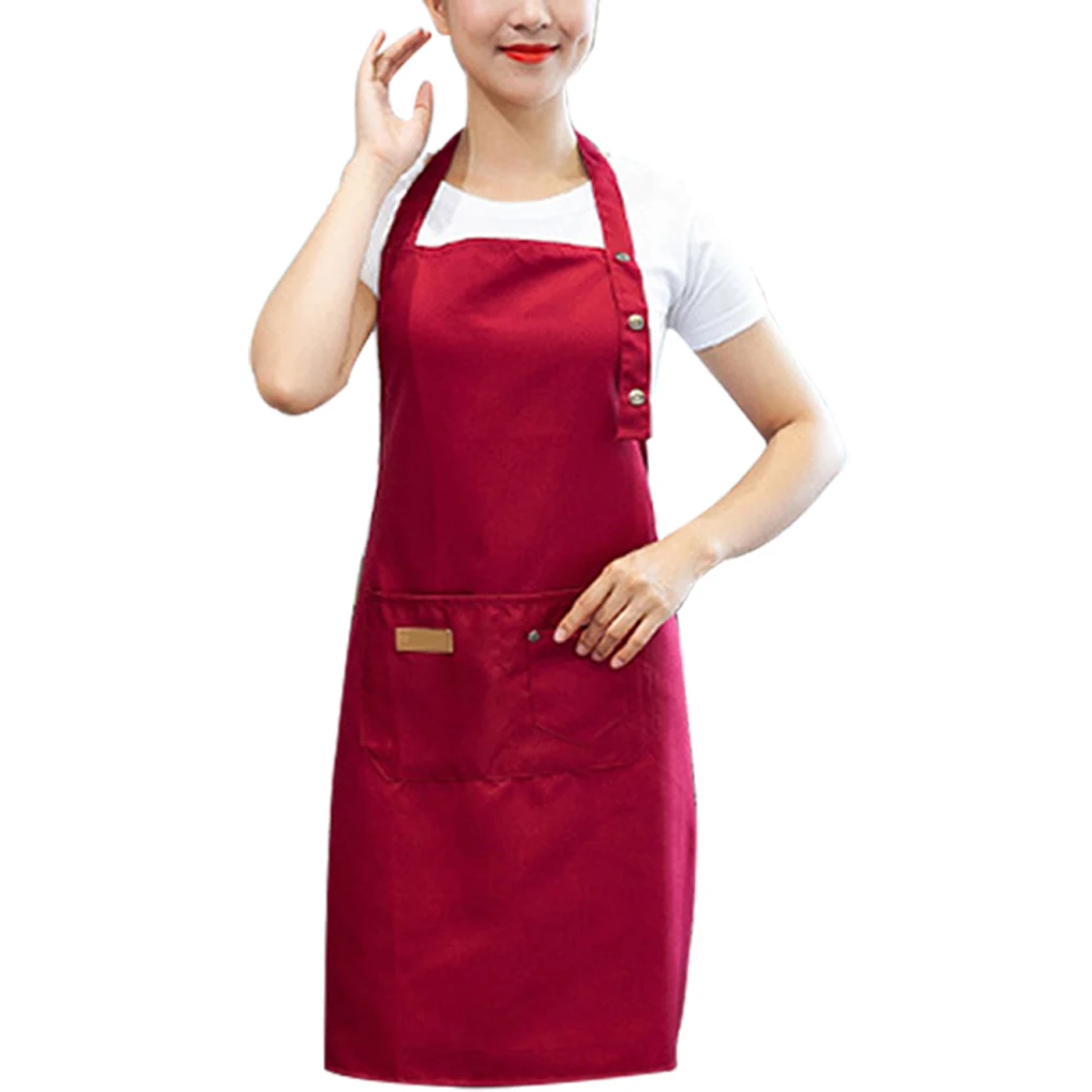 

Cotton Kitchen Apron Baking House Pocket Cooking Bib Kitchen Cooking Chef Bib Kitchen Accessory
