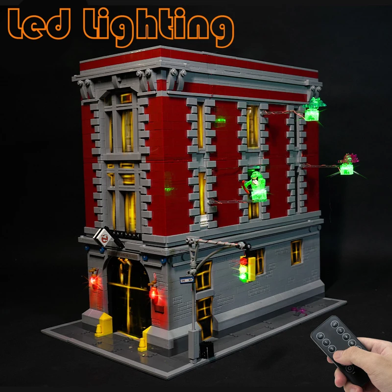 

Lighting Set For 75827 Firehouse Headquarters Ghostbusters Station Assemble Toy Not Include Building Blocks (Only Led Light Kit)