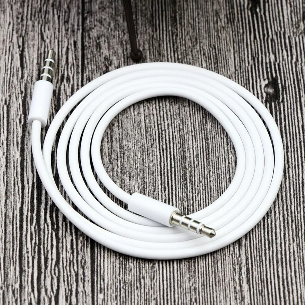 Earphone For Phone Stereo Male To Male Gold-plated Plug Car Aux Cord Audio Cable Speaker Auxiliary Cable Audio Wire Aux Cable