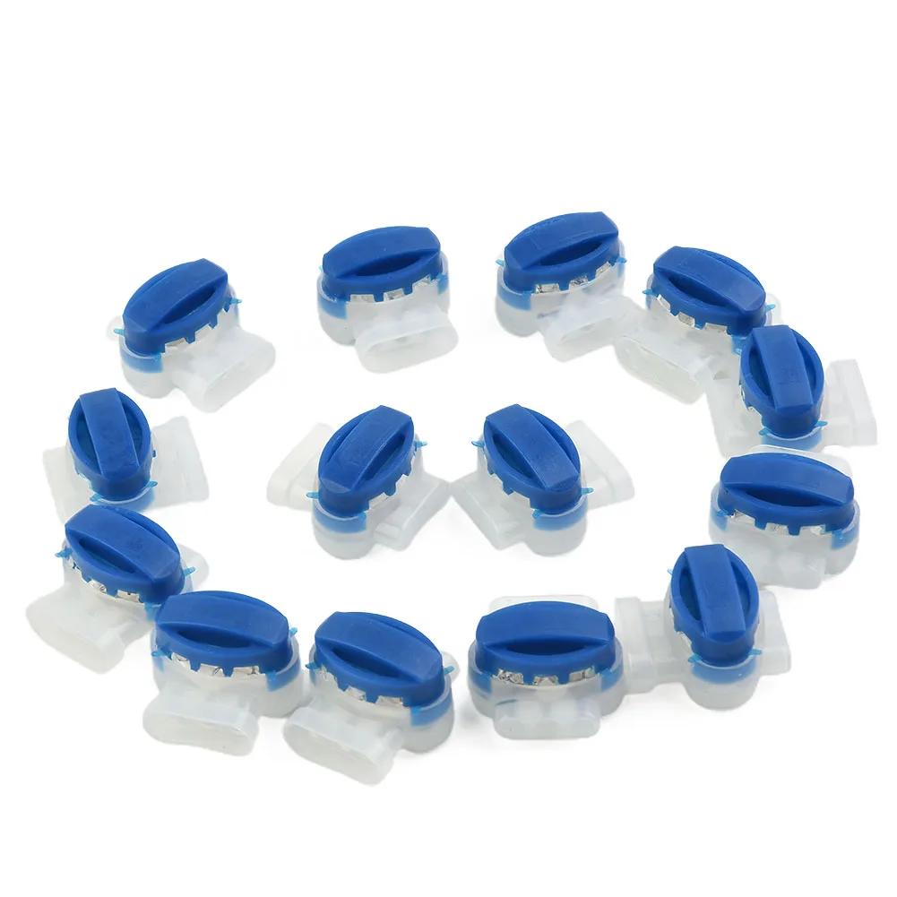 15pcs Cable Connector Gel Waterproof Cable Quick Adapter For WORX Wire Repair Lawnmower Garden Power Accessories