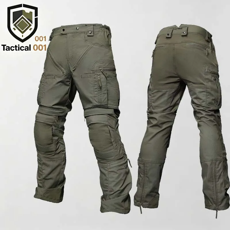 HT Tactical Pants - UFPro Style Outdoor Workwear Combat Pants With Built-in Knee Pads And Hiking Pants