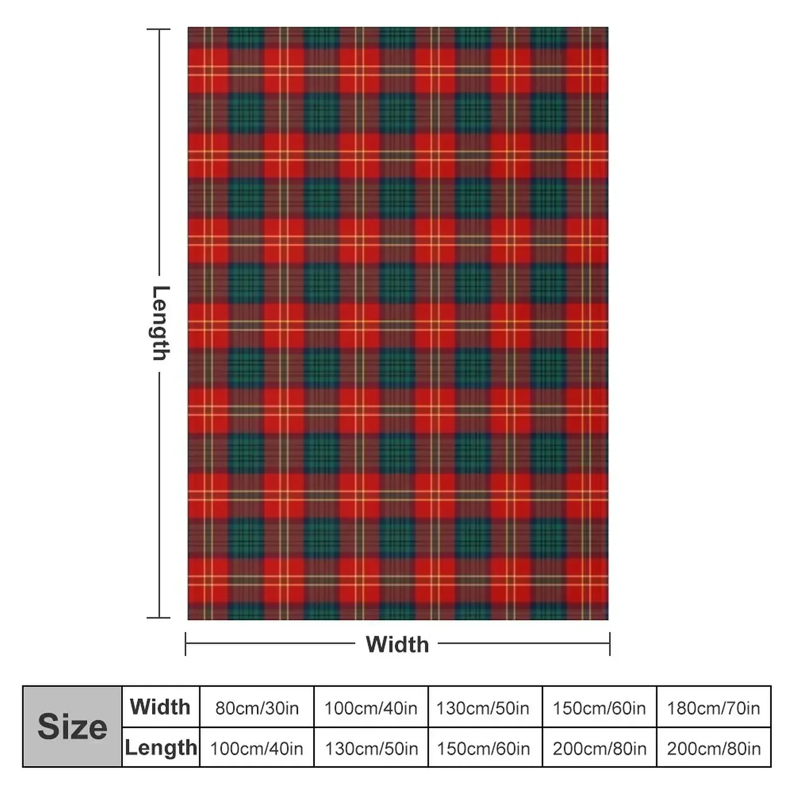 Clan Connolly Dress Tartan Throw Blanket Decorative Sofa Sofa Quilt Blankets