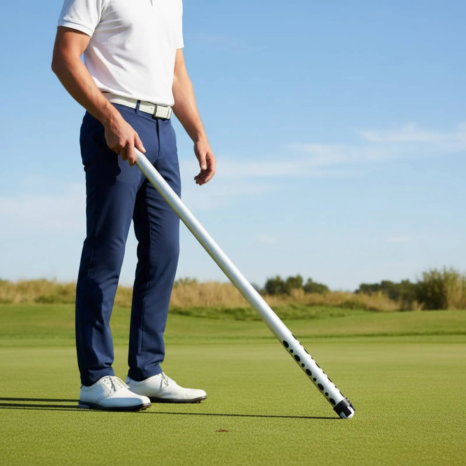 Golf Ball Grabber Portable Golf Ball Picker Upper Tube Sports Equipment High Capacity Clip on Design for Driving Range
