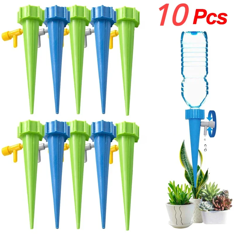 Automatic Drip Irrigation System Self Watering Spike for Flower Plants Greenhouse Garden Adjustable Auto Water Dripper Device