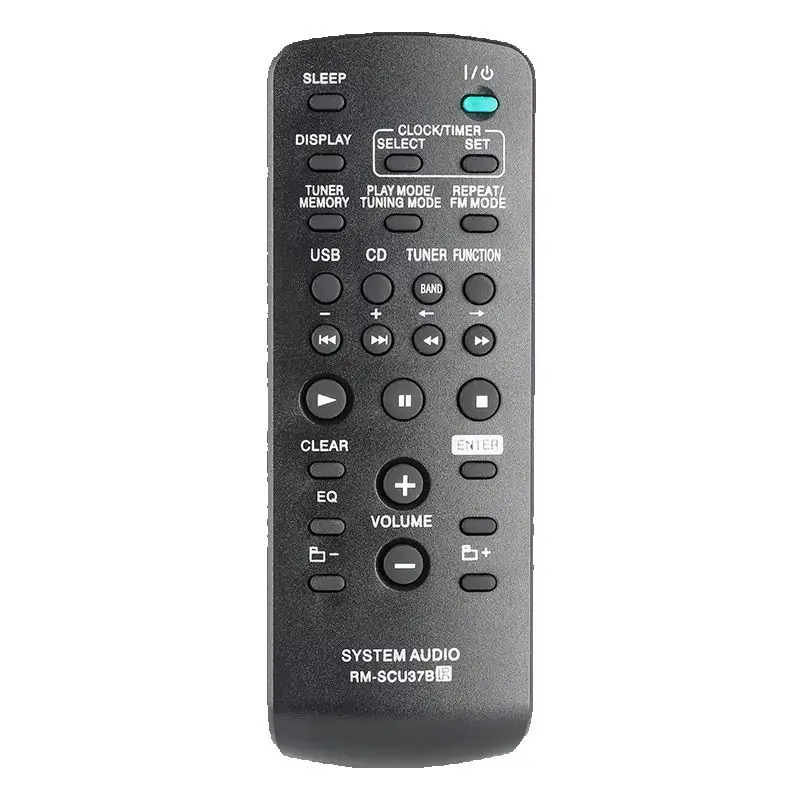 RM-SCU37B Remote Control Compatible With Sony Audio System CMTEH25 CMTBX5 CMTEH26 CMTFX205 CMTNEZ50 CMTBX5BT MHCEX900 MHCEX700 S