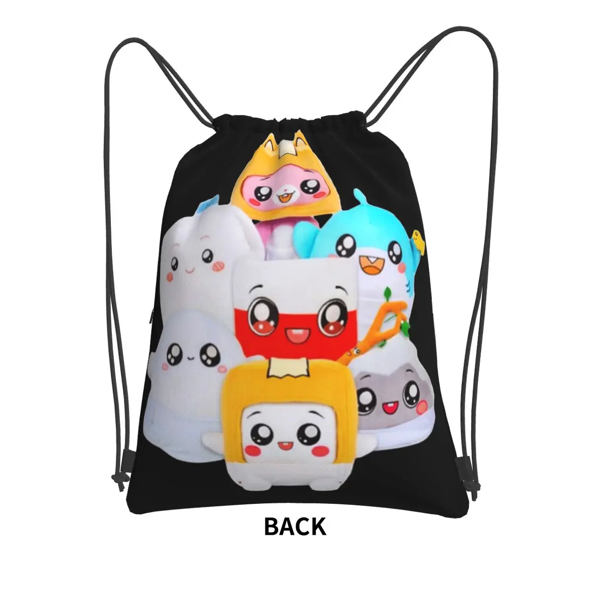 Rocky Lankybox Lanky Box Portable Backpacks Drawstring Bag Fashion Drawstring Bundle Pocket Shoes Bags For School Students