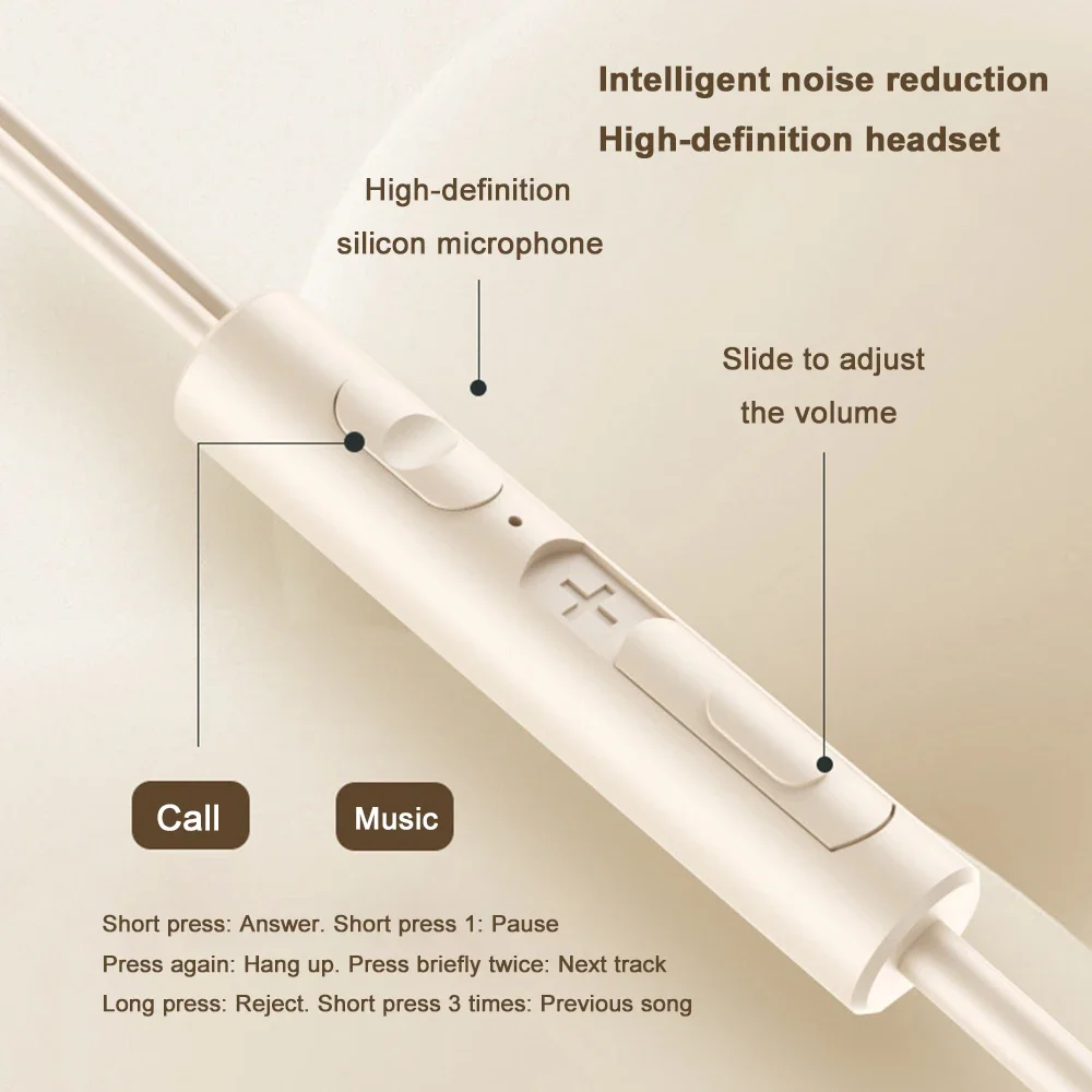 سماعات رأس سلكية بمقبس 3.5 ملم من النوع C مع ميكروفون سماعات سلكية لهاتف سامسونج جالاكسي S25 S24 S23 S22 S21 Ultra Note 20 10 USB-C