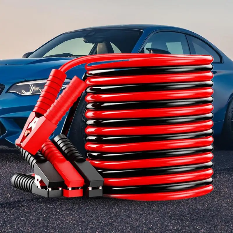 

Heavy Duty Jumper Cables 12V 24V Battery Car Trucks Weak Batteries Safety Assistance with Alligator Clips Roadside Accessories