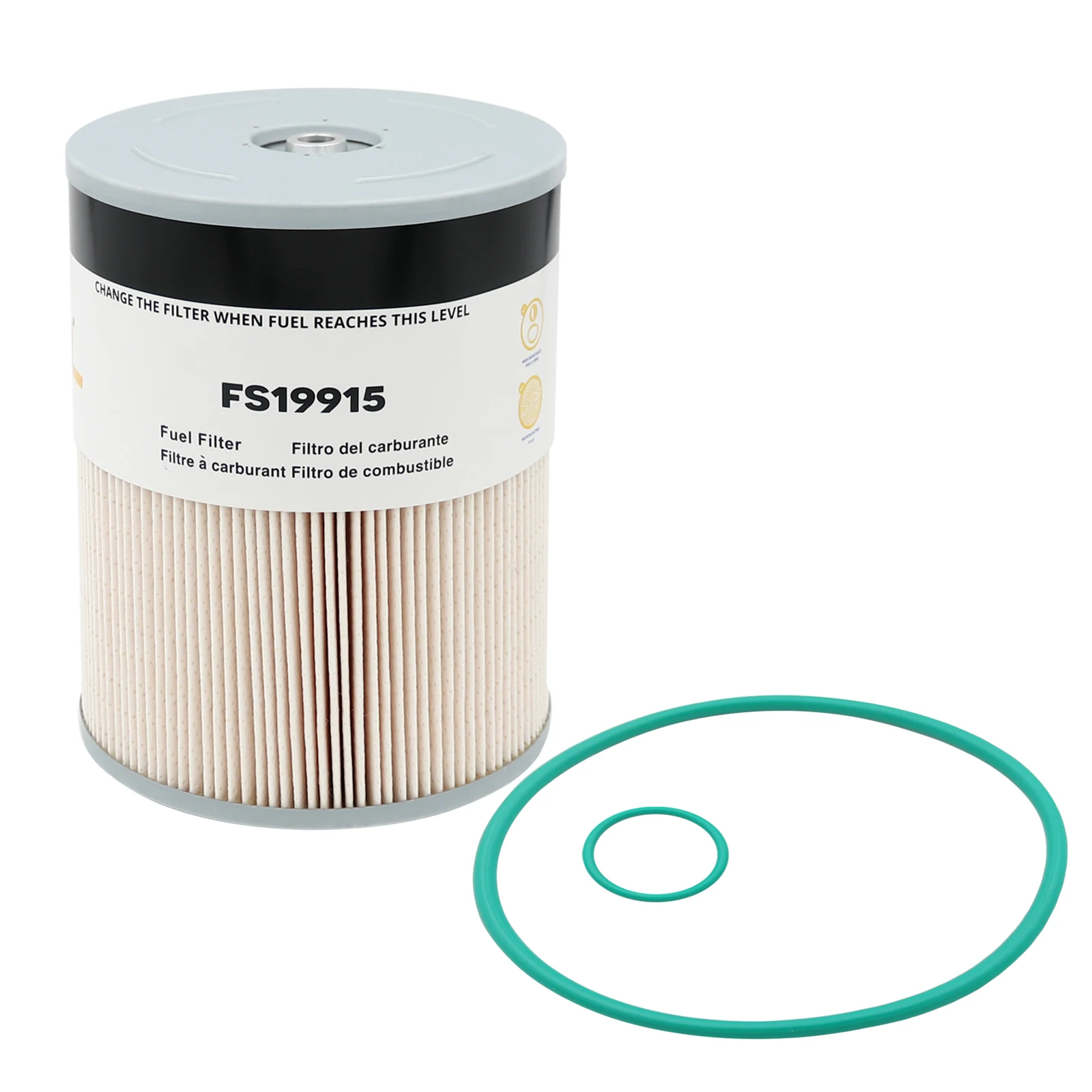 FS19915 Fuel Filter, for DD13, DD15, DD16, X15, ISX15 Diesel Engines, Replaces P551011, PF9804, L9915F, 86655, A0000903651, 3365