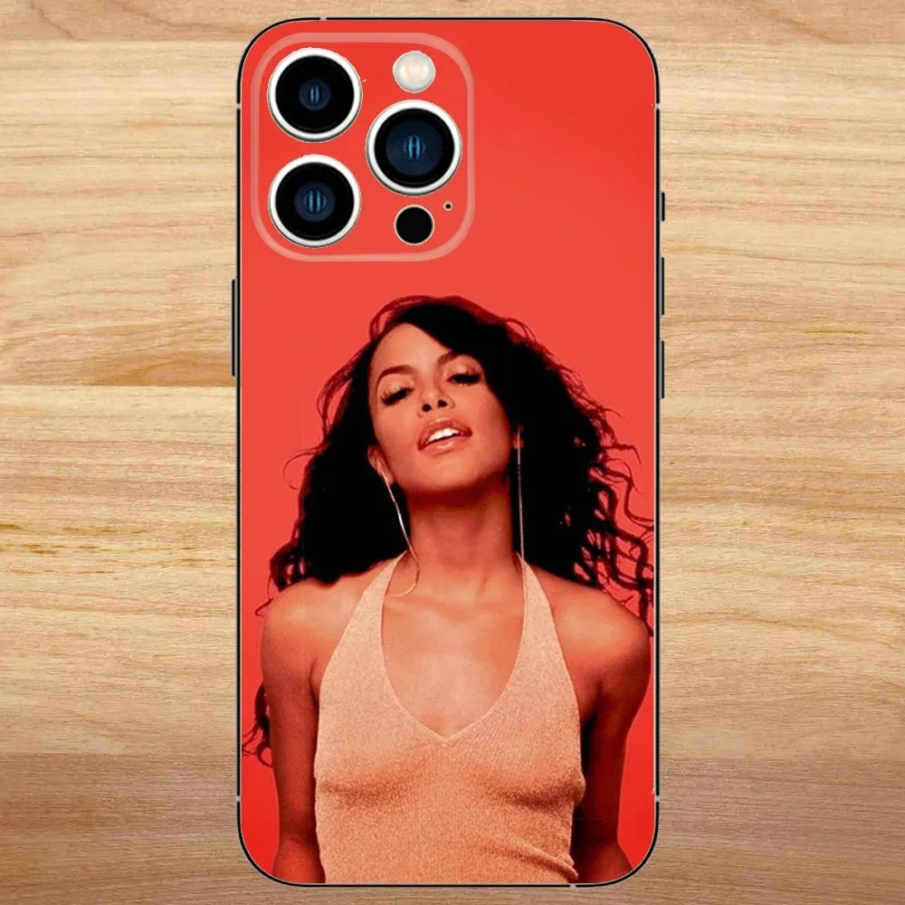 Singer A-Aaliyahs Phone Case For iPhone15,14,13,12,11,Pro,Max,Plus,Mini,X,XS,XR,8,7,6,S,Plus,SE Soft Black Case