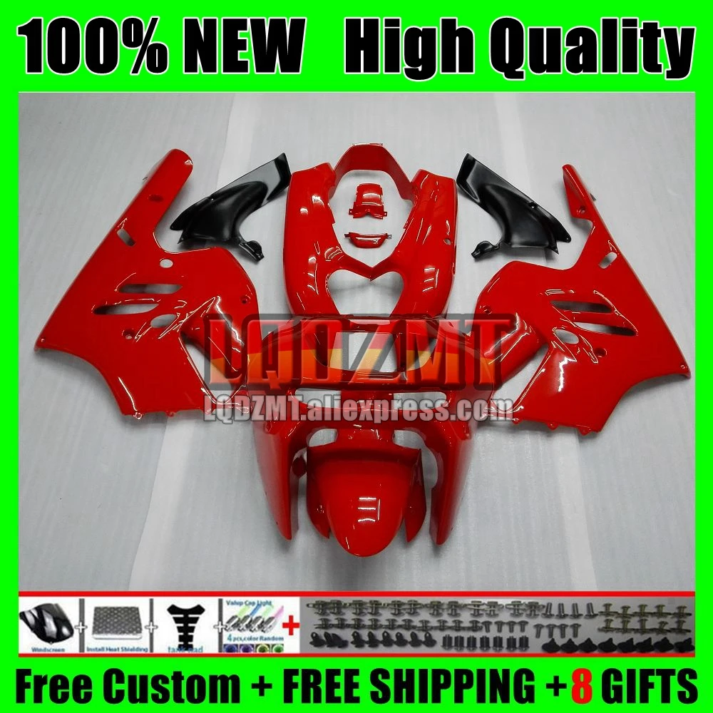 Body For KAWASAKI NINJA ZX900 900 CC ZX-9R 1994 1995 1996 1997 54No.11 ZX Gloss red 900 9 R 9R 900CC ZX9R 94 95 96 97 Fairing