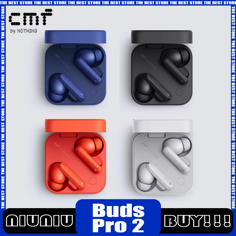 

Cmf By Nothing Buds Pro 2 Wirless Earphones Active Noise Cancellation High Sound Quality Earphone Hi-Res Sport Waterproof Earbud