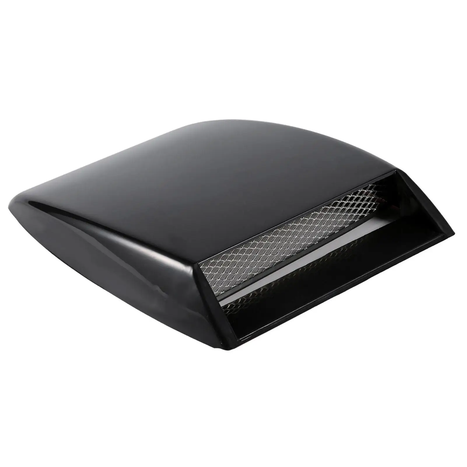 Universal Car Air Flow Intake Scoop - ABS Grille Mesh Bonnet Vent Cover Hood Sticker - Black Car Styling