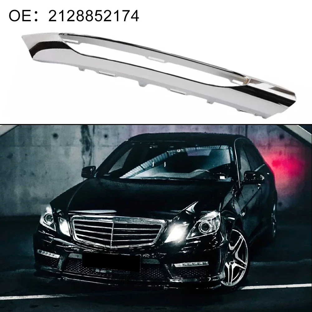 

Хромированная накладка левой противотуманной фары для Mercedes-Benz W212 E350 550 2010 ~ 2013 A 2128852174 Автомобильные аксессуары для левой стороны водителя