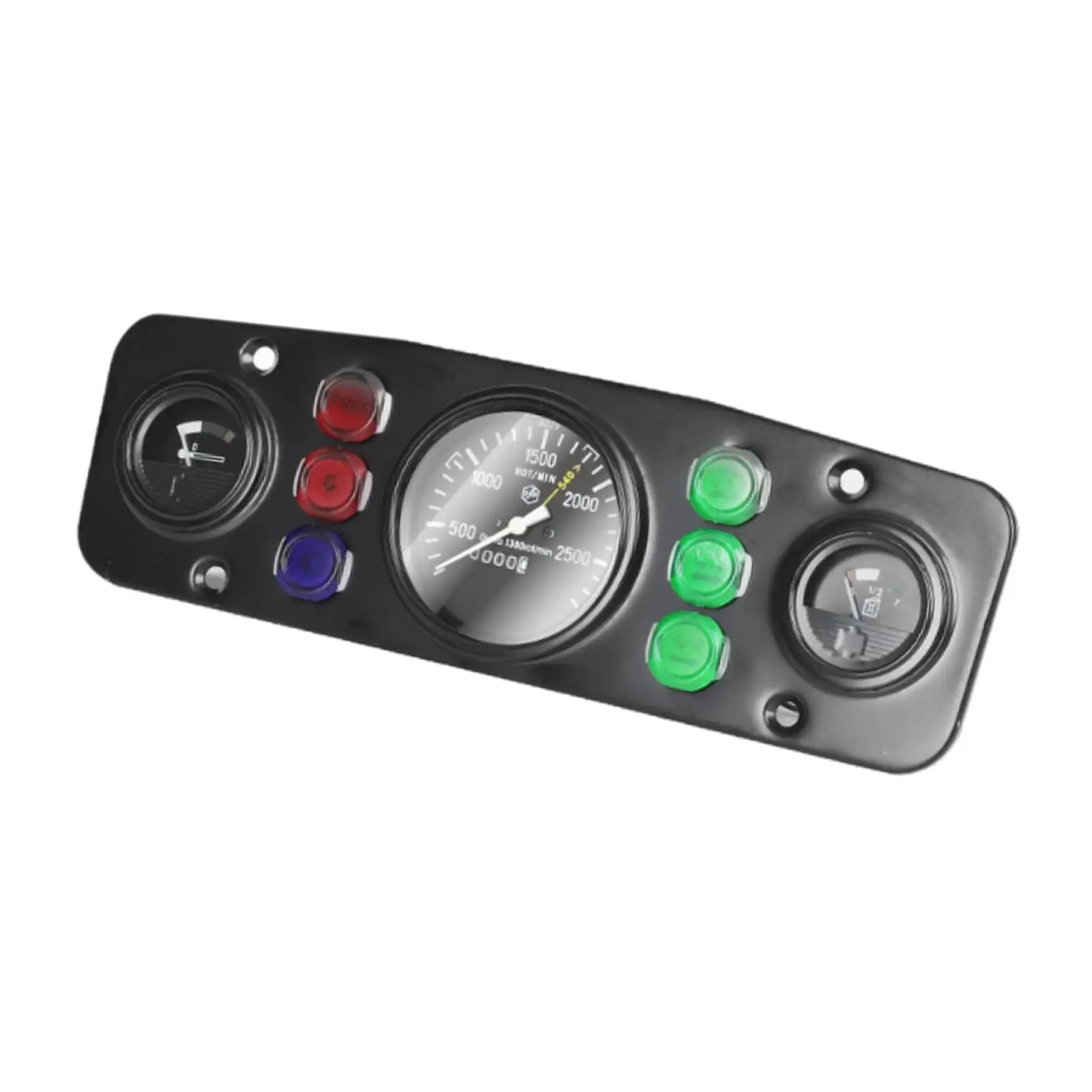 

3 in 1 Kit Instrument Panel Auto Triple Gauge Kit 12V Multifunction Meter Instrument Panel for Marine Tractors Universal
