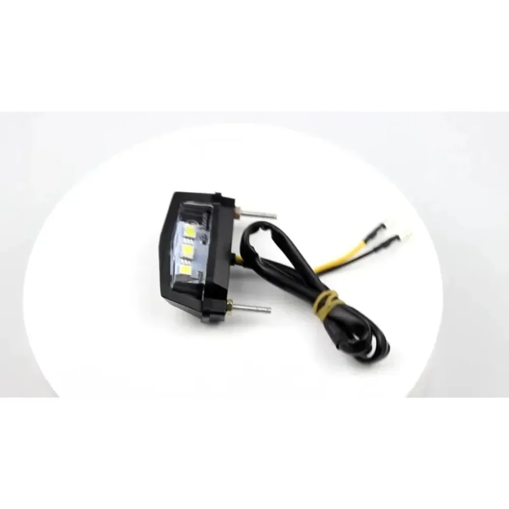 12V for Motorcycle Sports Car Off-road Bicycle Scooter Mini License Plate Ligh Nice Universal LED License Plate Light Taillight
