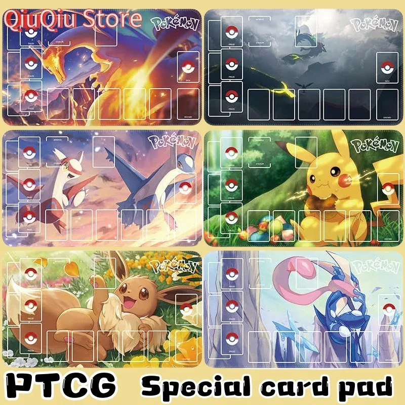 Charizard Fire Blast TCG Spielmatte, Gaming-Mauspad, wasserdichte, rutschfeste Schreibtischunterlage