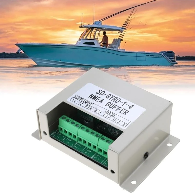 Marine Serial Distribution Isolator Buffer High Efficiency Distribution Marine Buffer Plastic for NMEA0183