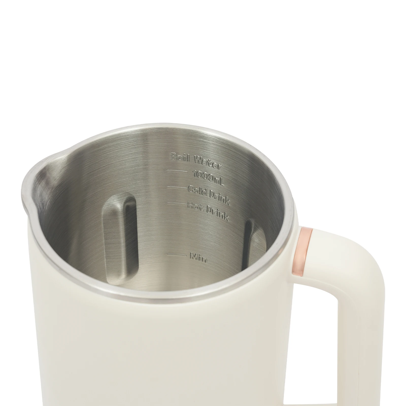 600 W Sojamilchmixer, heißer und kalter Sojamilchbereiter, Küche 1000 ml Sojamilchmaschine 30000 U/min mit 10 Klingen für 3-5 Personen – Detail 7