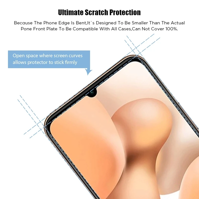 3Pcs Tempered Glass For Xiaomi 13 8 9 SE Redmi Note 11 12 Lite 5G 11T 10T Poco C40 F3 X3 F4 GT M4 X4 X5 F5 Pro Screen Protector