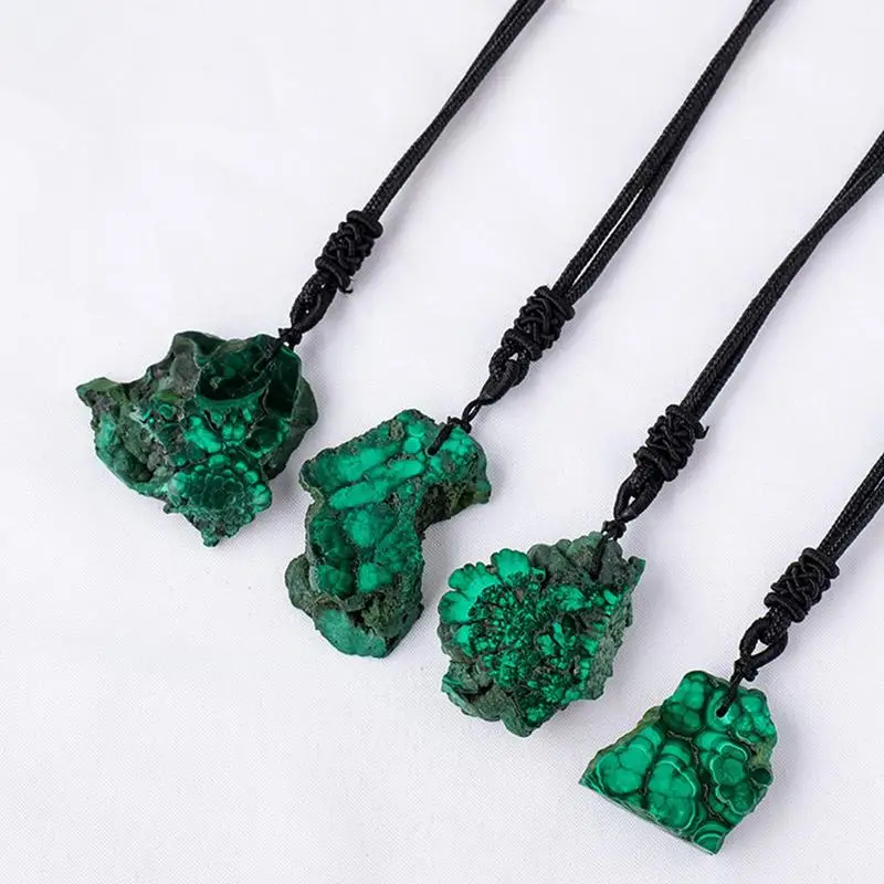 Malachite Necklace Malachite Pendant Necklace For Women Malachite Crystal Pendant Necklace For Dating Christmas Parties