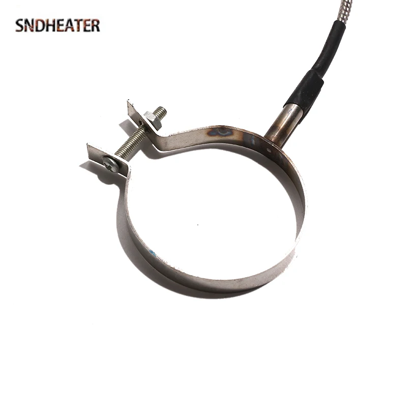 SNDHEATER Hoop Thermocouple Temperature Detection Wire K/E type PT100 35/38/40/42/45mm Stainless Steel Circular Probe Sensor