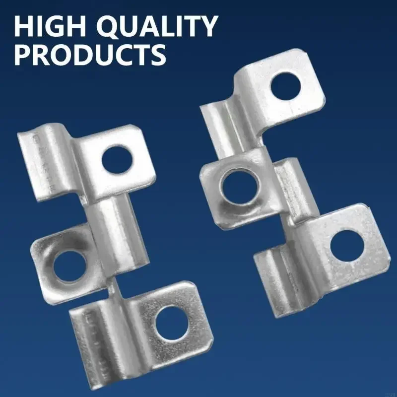 E5BE 100Pieces Concealed T Clip With Stainlesses Steel Screws for Composites Decks Use