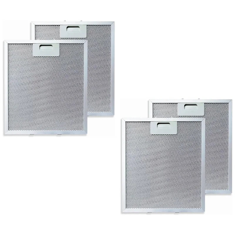 A74X-Cooker Hood Replacement Aluminium Range Hood Grease Filter-Metal Mesh Ventilation Aspirator For Kitchen Extractor