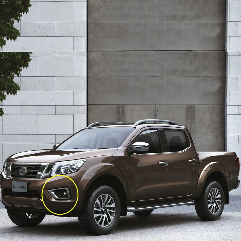 Bumper Fog Lights Kit For Nissan Navara / Frontier / NP300 2015 2016 2017 2018 Right & Left Side Clear Glass Lens - view 6