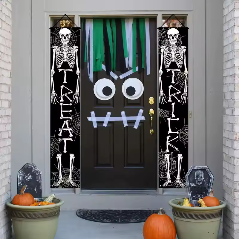 Banderola o cartel  'Trick or Treat'