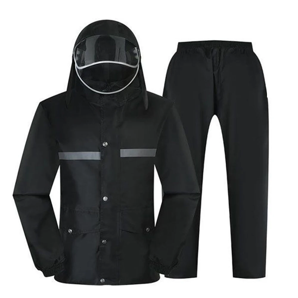 

Motorcycle Raincoat Reflective Waterproof Rain Coat Moto Motocross Cycling Clothes Motorbiker Jacket Women Men Outdoors M-7XL