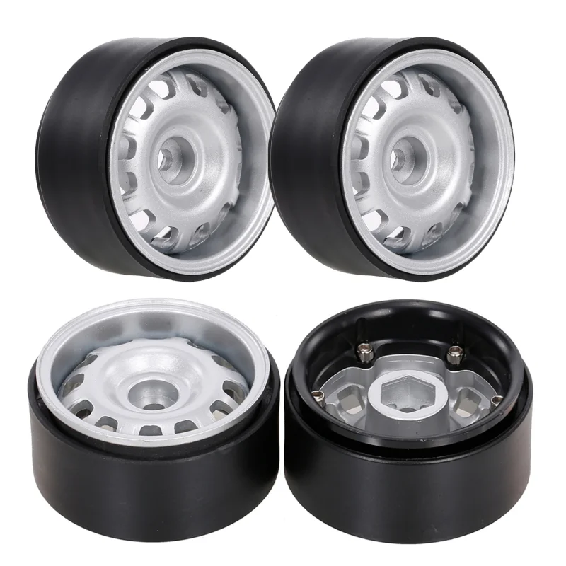 

4PCS 1.9" Beadlock Wheel Rims for 1/10 RC Crawler Car Axial SCX10 II 90046 Traxxas TRX-4 RedCat Gen8