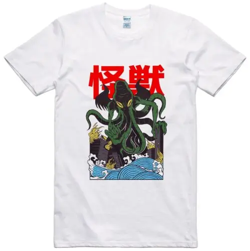 Cthulhu Hommes T Shirt Horreur Fantaisie Personnage Modèle 100% Coton Haut