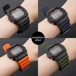 Sports Silicone Watch Strap for Casioak  GA2100 GM2100 High Quality Rubber Watchbands For DW6900 DW5600 Serie Watch Accessories