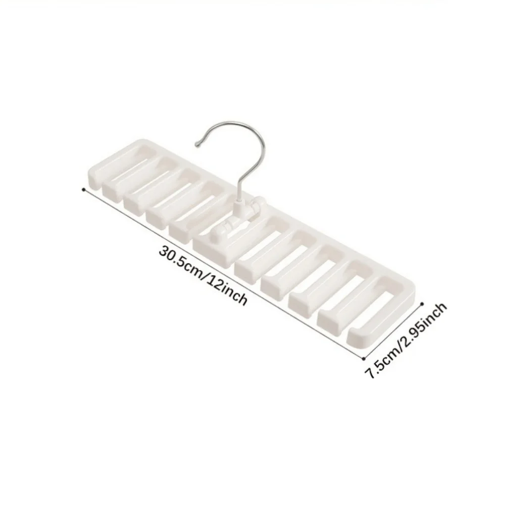 Tie Belt Hanger Wardrobe Belt Rotating Organizer Rack Multifuctional Scarf Hanger Home Closet Storage Holder Accessories