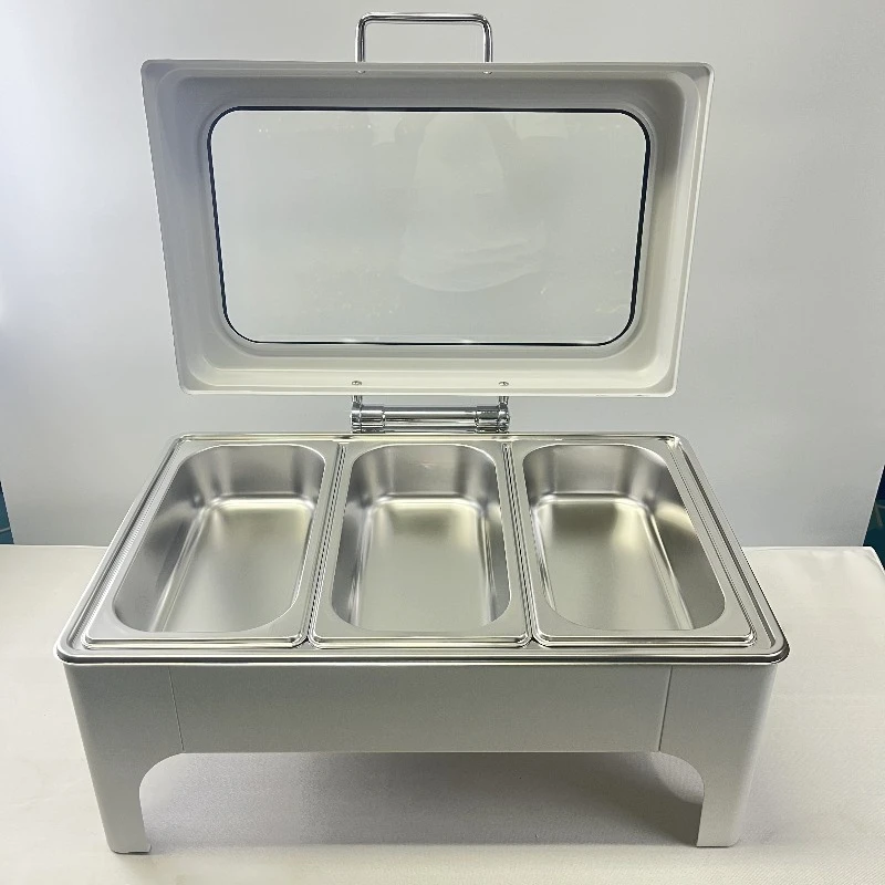 9L Stainless Steel Fuel Power Royal Modern Luxury Dining Set Inner Hot Pot Heater Food Restaurant Supplies