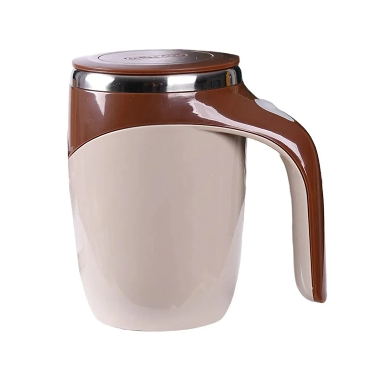 1PCS Lazy Coffee Stirring Cup Auto Stirring Cup Magnetic Rotating Electric Milk Cup Mark Cup 304 Stainless Steel