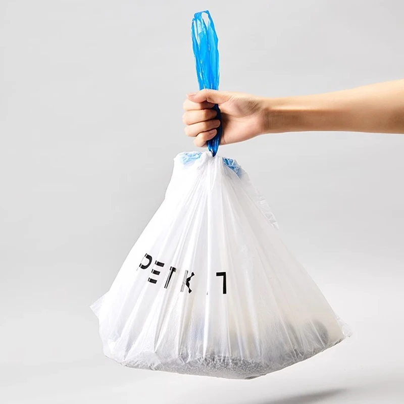 Bolsa de repuesto para caca de gato, bandeja de inodoro automática de autolimpieza, caja de almacenamiento inteligente para el hogar, suministros de limpieza, 20 piezas