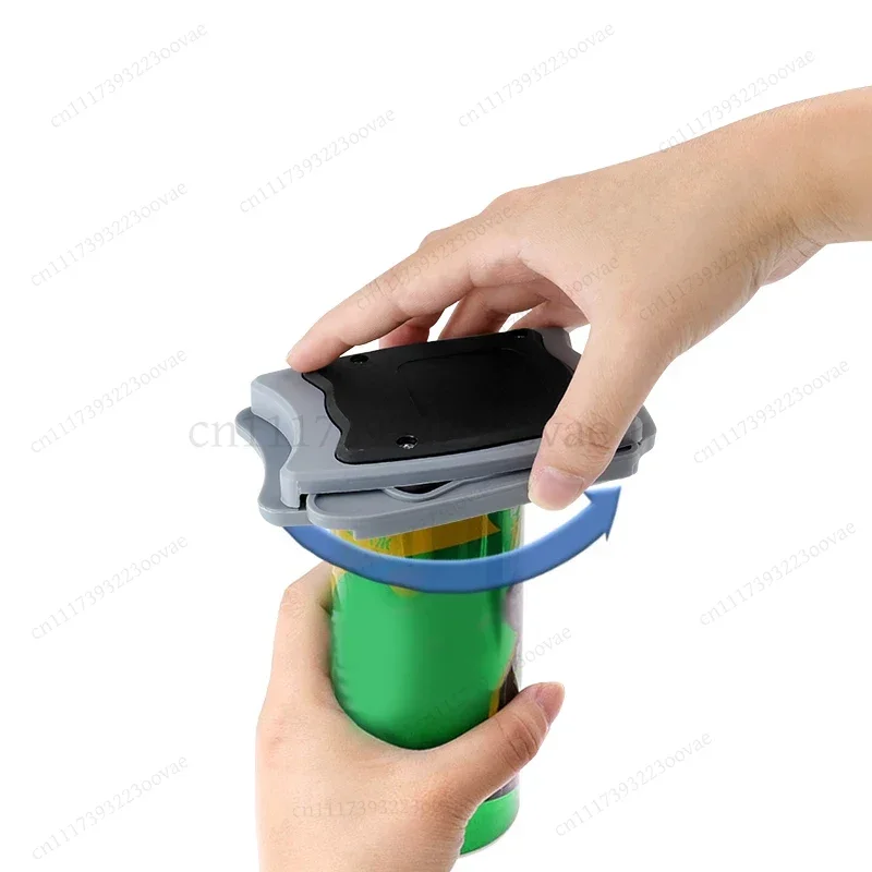 1PC Manual Can Opener Portable Kitchen Tool Hand-Held Design for Easy Drink Access DIY Beer Can Lid Cutter Safe for Hands