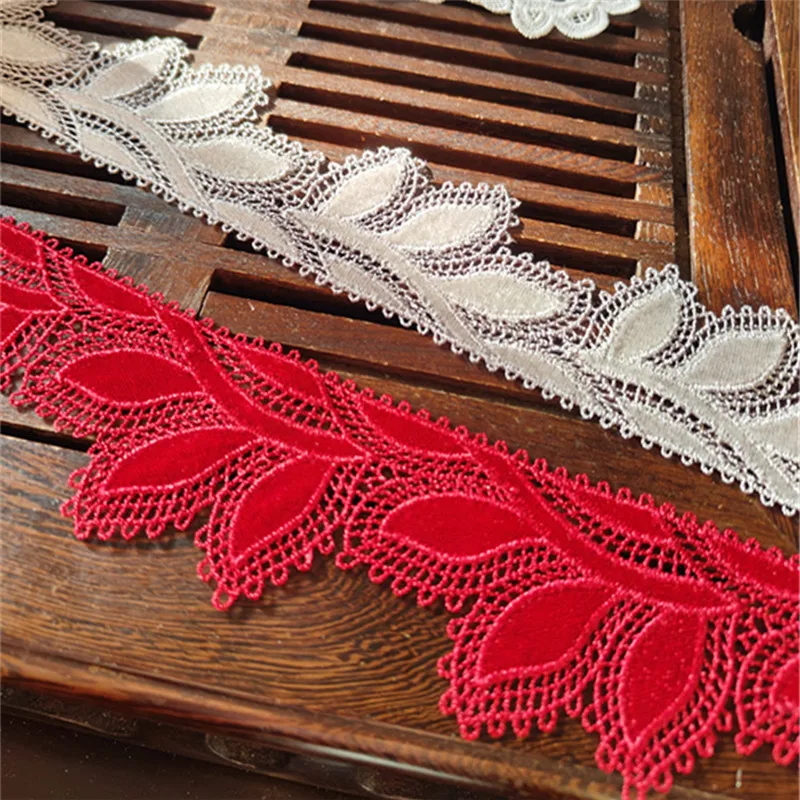 

15 ярдов шириной 5 см, блестящий красный или серый цветок Venise Diy, венецианское кружево, аксессуары для одежды различных предметов одежды, бюстгальтер, нижнее белье