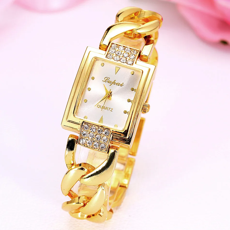 Luxury Gold Stainless Steel Women Bracelet Watches Fashion Woman Watch Casual Dress Ladies Watch Female Clock Relogio Feminino