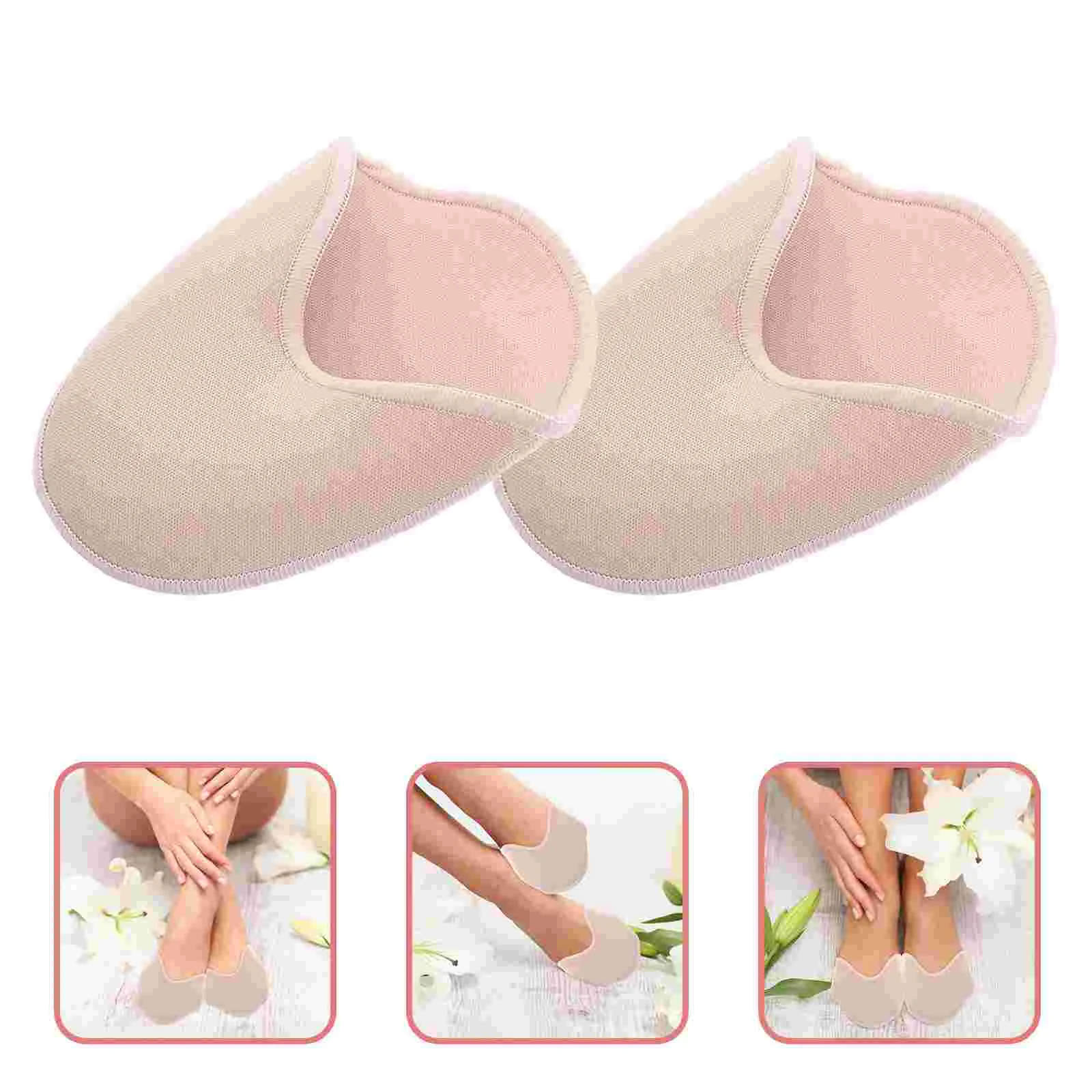 Ballet Toe Pads SEBS Cushioning Insoles Pointe Shoes Socks High Heels Comfort Breathable Flexible Skin Friendly Elasticity