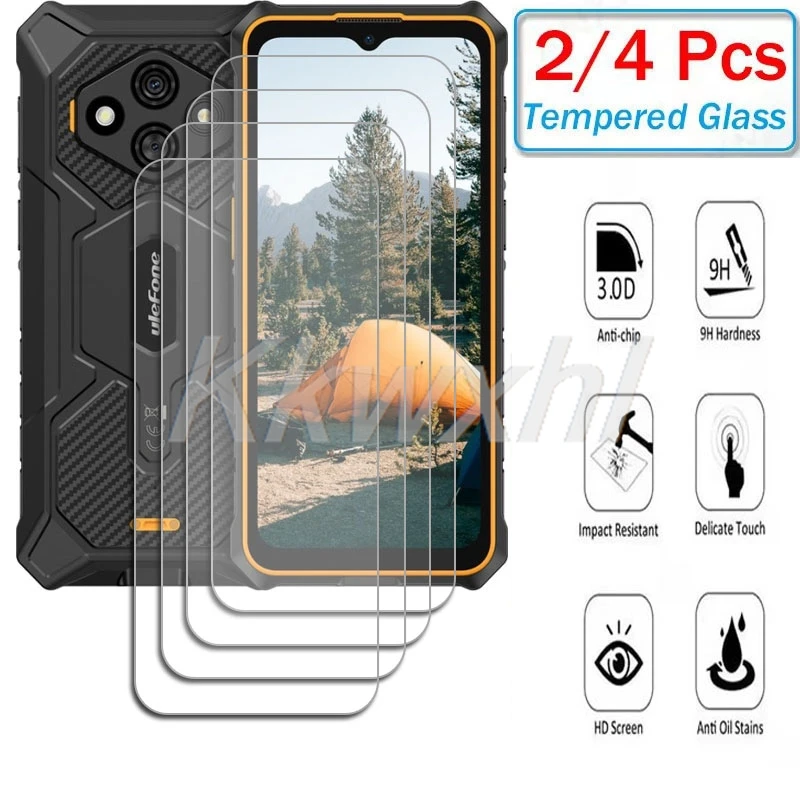 2-4PCS 9H HD Tempered Glass For Ulefone RugKing 3 Pro UlefoneRugKing3Pro RugKing3Pro 3Pro  6.56" Screen Protector Cover Film
