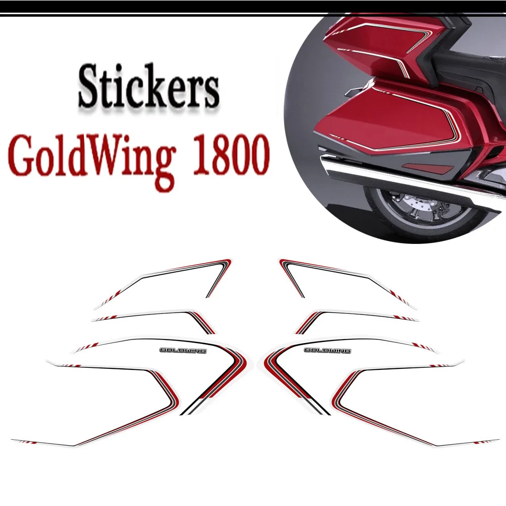 

Motorcycle GL 1800 Touring Stickers Decal Kit Case For HONDA Goldwing GL1800 Tank Pad Protector Fairing Fender 2018 2019 2020