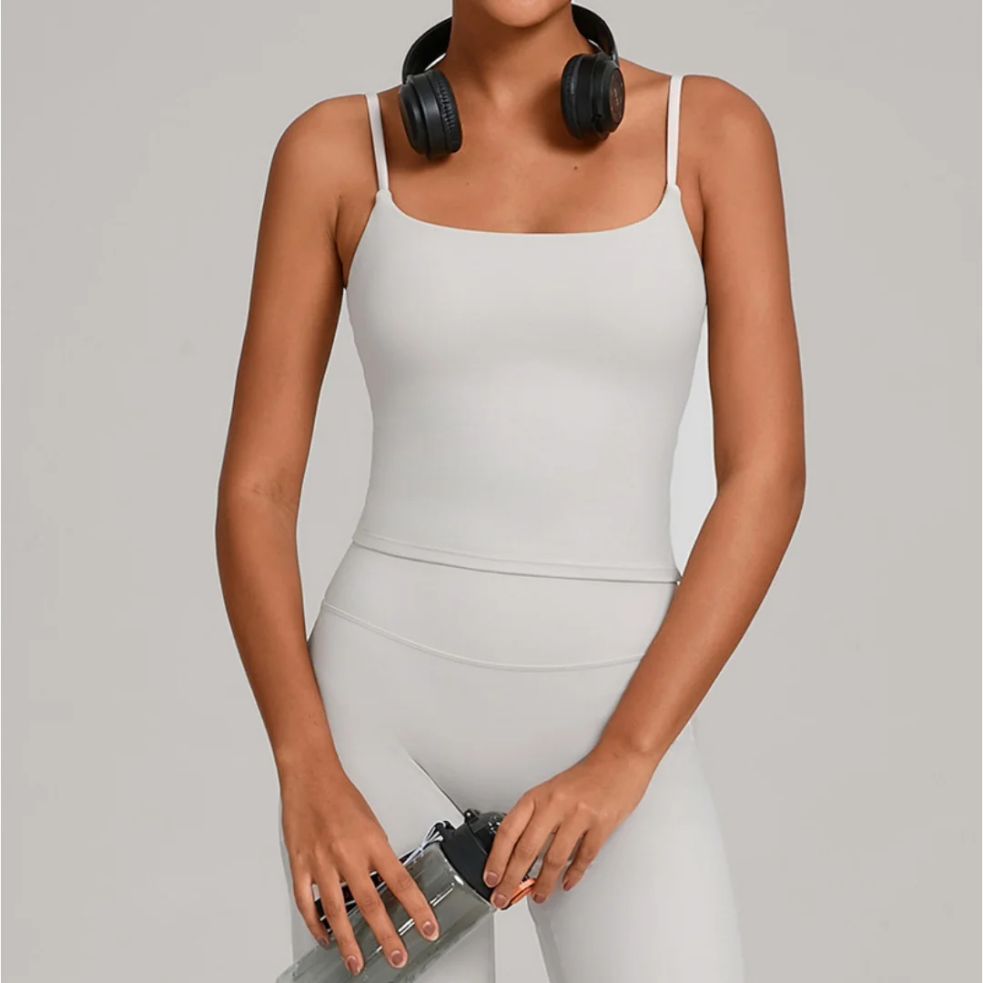 

Новый съемный топ для йоги со съемной подкладкой, спортивный тонкий быстросохнущий топ с открытой спиной для фитнеса, повседневная одежда для танцев, бега, тренировок, спортивный жилет для спортзала